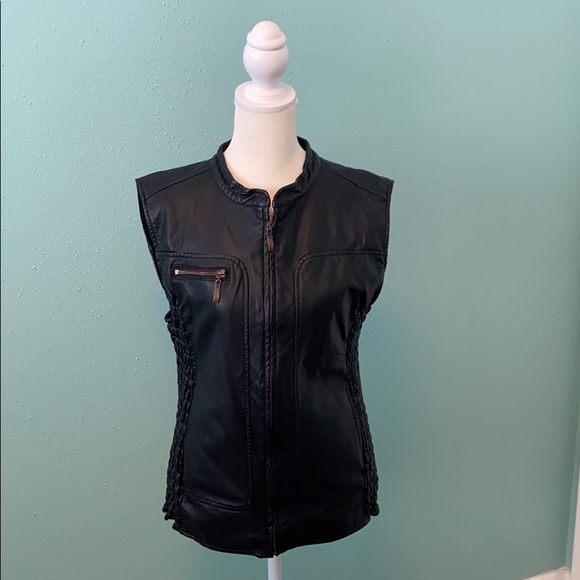 Montanaco Jackets & Blazers - Rule Breaker Ruched Vest by Montanaco